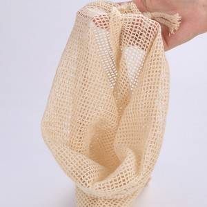 Eco-friendly reusable fruit vegetable cotton mesh bags