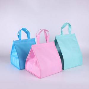 China OEM Cloth Reusable Bag - Non-woven cooler bags lunch bag with custom printed logo – Fei Fei