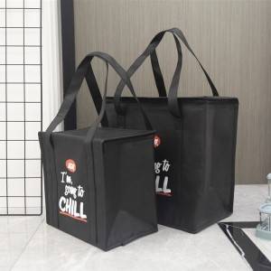 Non-woven cooler bags with custom printed logo