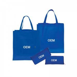 Promotional Custom Design Logo Foldable Shopping Tote Recycle Non Woven Bag