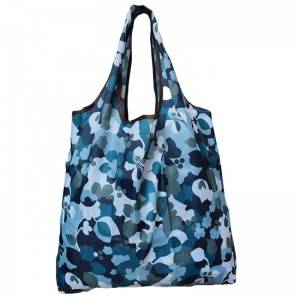 Recycled polyester cheap convenient promotional folding bags