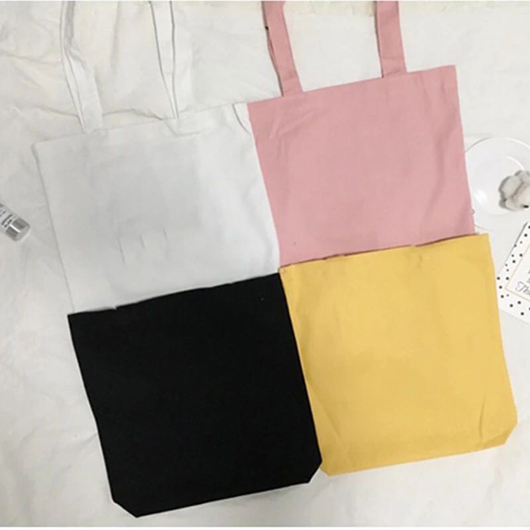 China Totebag plain cotton canvas bag totes Reusable shopping tote bags ...