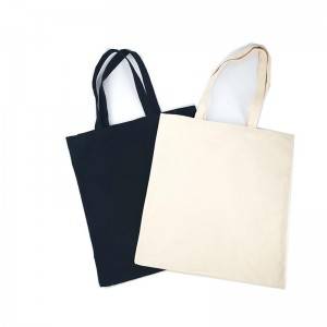 natural cotton bag organic canvas tote custom logo shopping bag