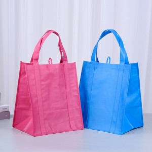 Sewing PP Non Woven Shopping Bag Foldable Non-Woven Tote Bag
