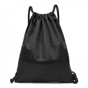 Natural Fiber Shopping Bag - Large String Drawstring Nylon Bag Drawstring Bag Backpack – Fei Fei