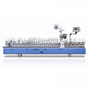 BF-33-L Multifunction Hotmelt PUR Profile Wrapping Machine