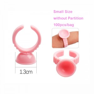 Lash Extension Accessories -Disposable Eyelash Glue Container, Ring Holder