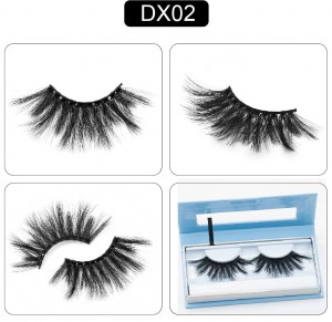 25MM Synthetic China Silk False Eyelashes, Private Label Supported