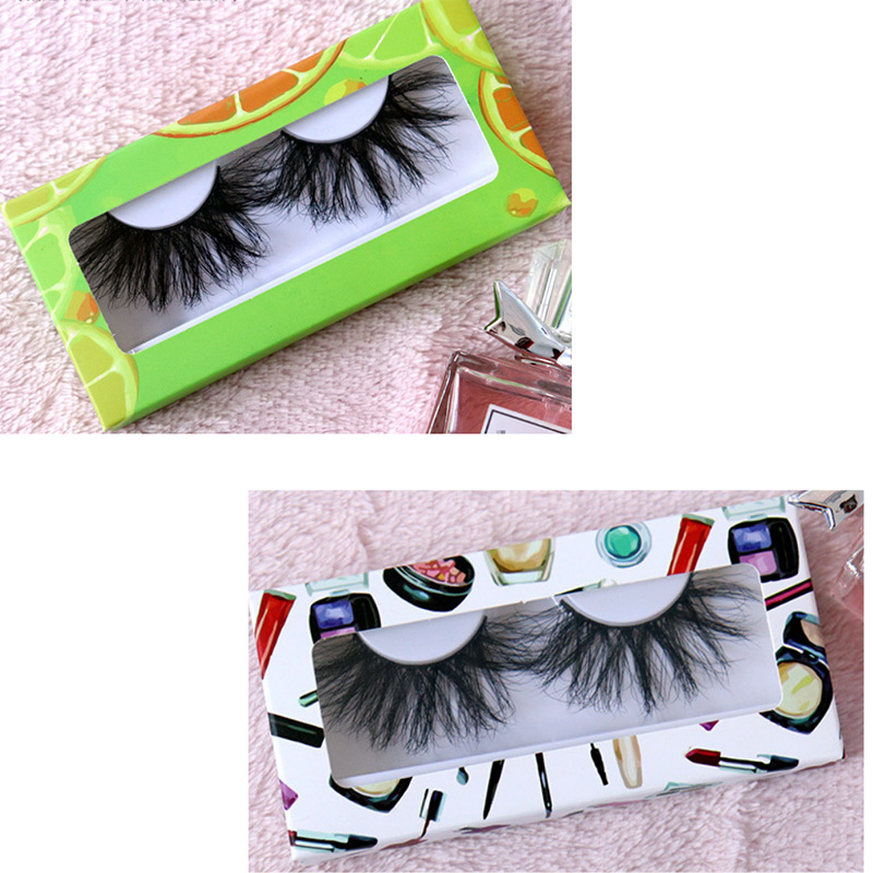 Lowest Price for Acrylic Blush Organizer - Customized Hard Paper Made Eyelash Packing Boxes For 1 Pair Eyelashes  – FELVIK