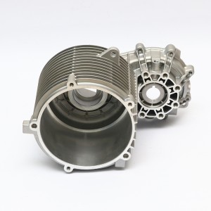 Carcasa de motor de vehículos eléctricos de fundición de aleación de aluminio personalizada Pezas de automóbiles de fundición a presión