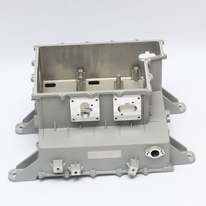 Custom Aluminum Alloy Die Casting Motor Controller Housing Motor End Cover para sa Electric Vehicle