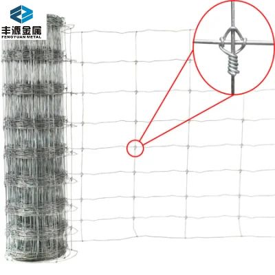 Factory Supply Powder Coated Fixed Knot Woven Deer Farm Field Fence Corral Panel Horse Stable Fence