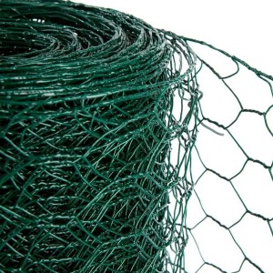 Best Price for Roll Of Chicken Wire Cost - Green Color PVC Coated Hexagonal Wire Netting – FENGYUAN