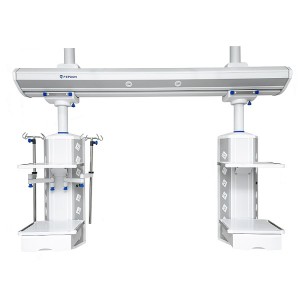 Ceiling mounted medical theatre icu pendant bridge for purifying operating room