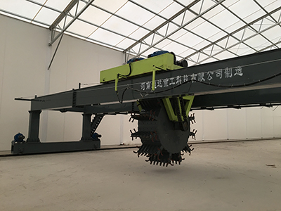 Manufacturer of rabbit dung, chicken dung and cow dung roulette fermentation and throwing machine