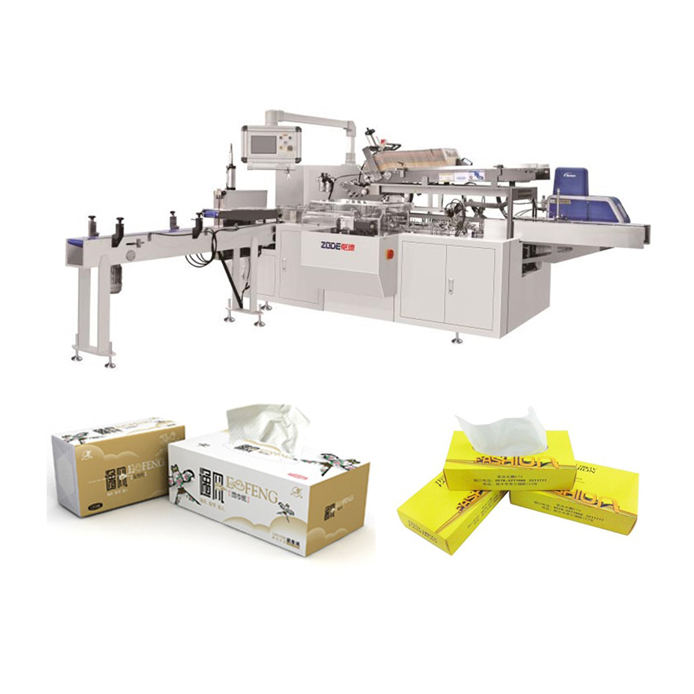 F-B120 Full Automatic High-speed Facial Tissue Carton Packing Machine Featured Image