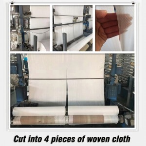 Ultrasonic cutting machine for pp woven fabric