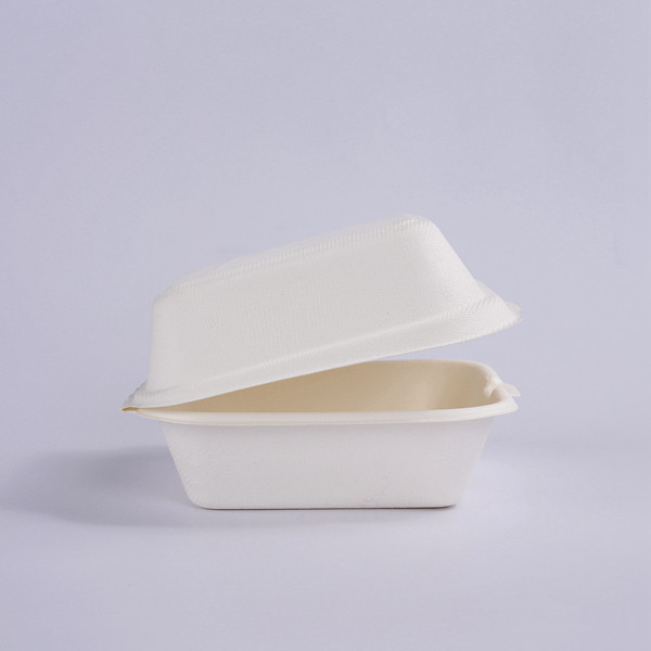 Biodegradable 6X6 Take out Food Containers with Clamshell Hinged Lid  Disposable Takeout Box to Carry Meals Togo for Restaurant Carryout or Party Take  Home Boxes - China Hamburger Box, Hamburger Clamshell Box