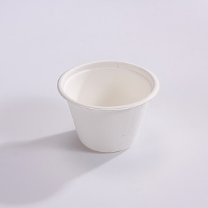 Portion Cups 2 oz Disposable Jello Shot Cups PET Paper Lid Compostable Ice cream Cups Souffle Containers Condiment Sauce Cups Party Snack Paper Bowl Non – Plastic Small Sample Paper Soup Cup ...