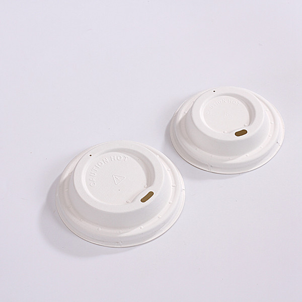 Factory Price Food Packaging - ZZ Eco Products Sugarcane Bagasse Coffee Cup Lid-Fits 8, 12 and 16 oz – 1000 count box – ZHONGSHENG