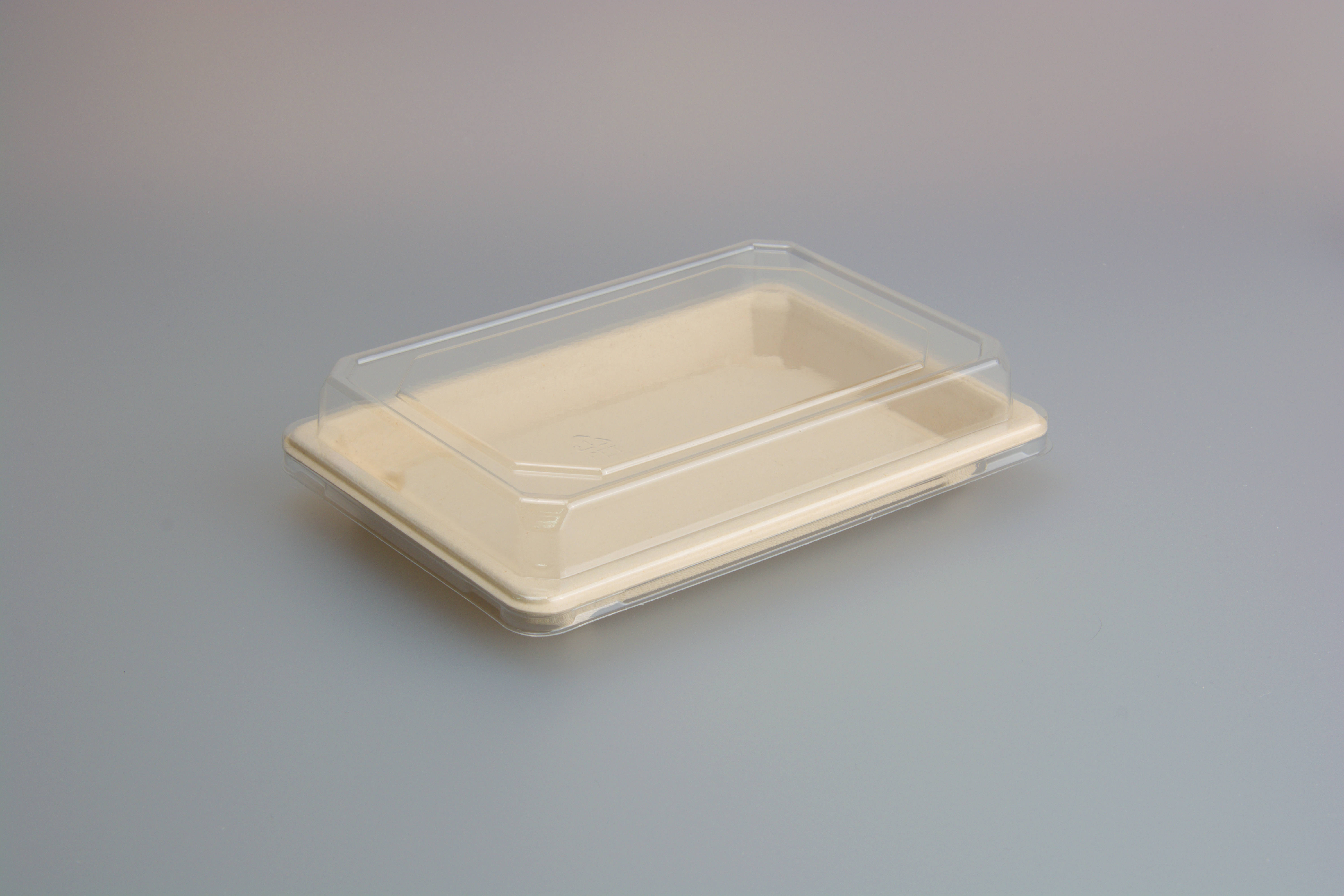 OEM Manufacturer Bagasse Disposable Lunch Box - 7.3*5.0 INCH Sushi Trays, Disposable Sushi Containers With Lids – Short, Take Out Containers For Appetizers, Entrees, or Desserts, Black Plast...