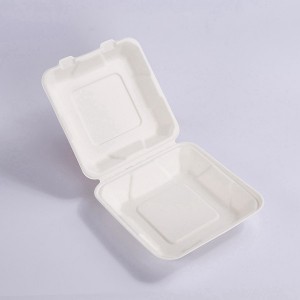 Cheap PriceList for Food Containers - ZZ Biodegradable 8X8 Take Out Hinged Clamshell 200 Pcs. Microwaveable, Disposable Takeout Box to Carry Meals To Go. Great for Restaurant Carryout or Party Take Home Boxes – ZHONGSHENG