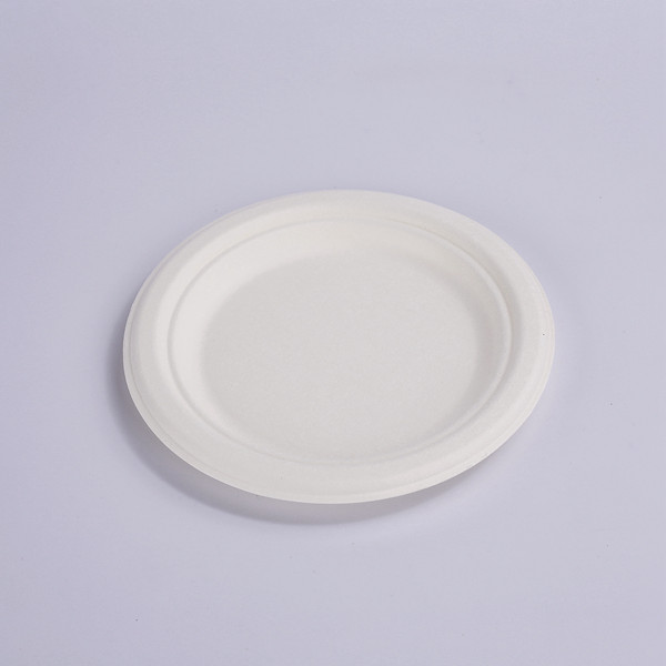Leading Manufacturer for Bamboo Fiber Box – Serve side dishes and desserts on this ZZ biodegradable sugarcane / bagasse 6″ plate. – ZHONGSHENG