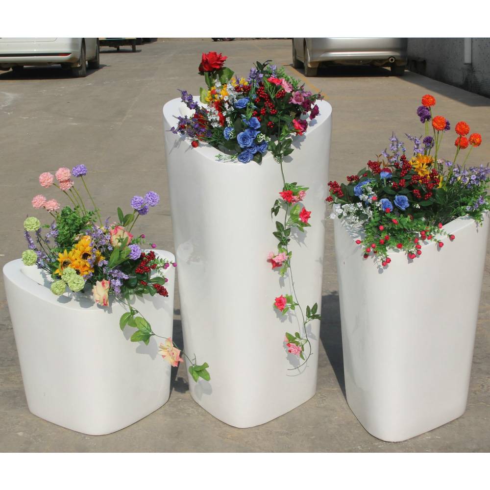 2021 Good Quality Frp Plain Sheet - FRP flower pot  – Beihai Fiberglass