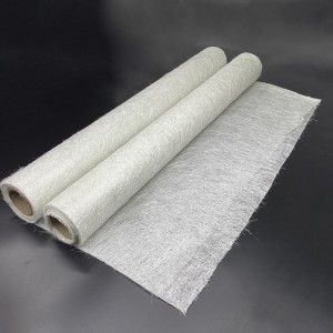 Emulsion/powder type of alkali-free glass fiber chopped strand mat