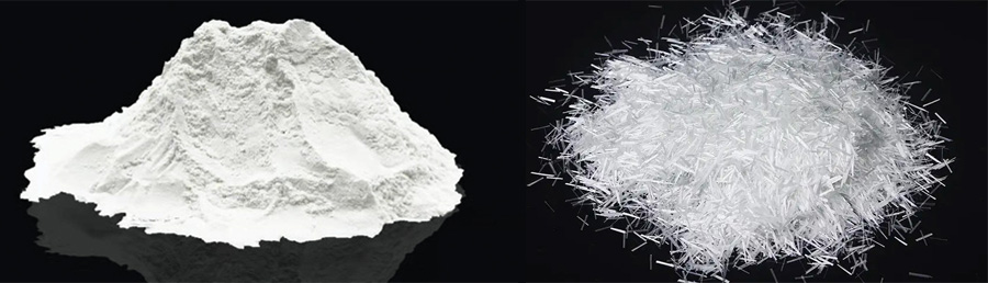 What is the difference between ground glass fiber powder and glass fiber chopped strands