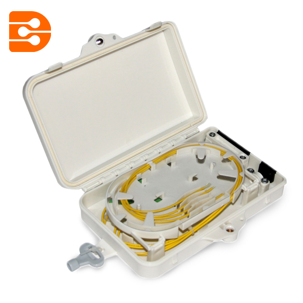 PC+ABS Material Dust-proof 4 Cores Fiber Optic Distribution Box