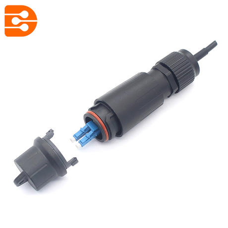 Waterproof Duplex FPM Fiber LC Connector for Pigtail Patch Cord