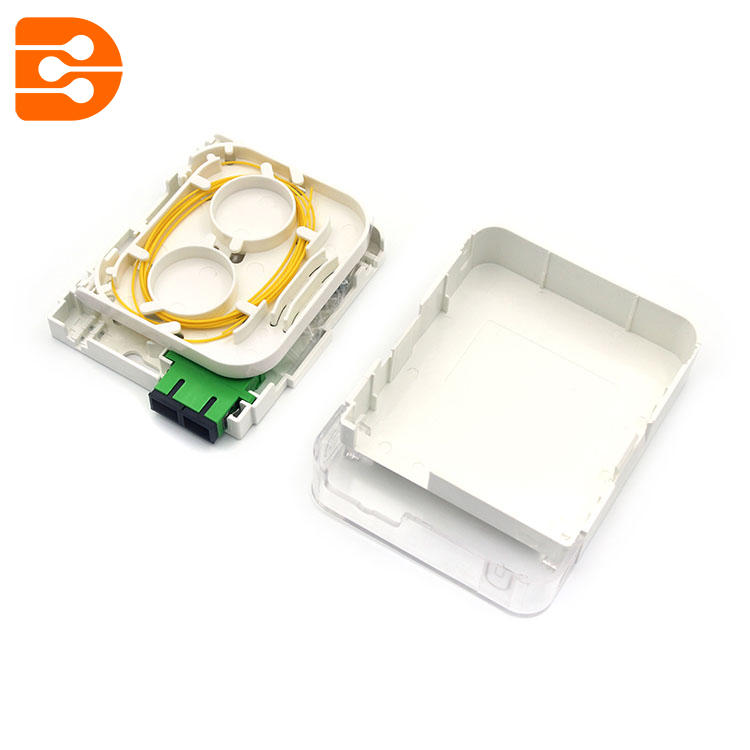 Dust-proof IP45 2 Cores Fiber Optic Box