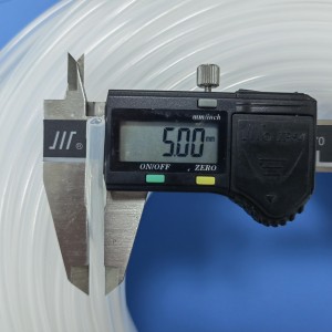 Аголеная ахоўная трубка валаконна-аптычнага кабеля з таўшчынёй сценкі 0,9 мм