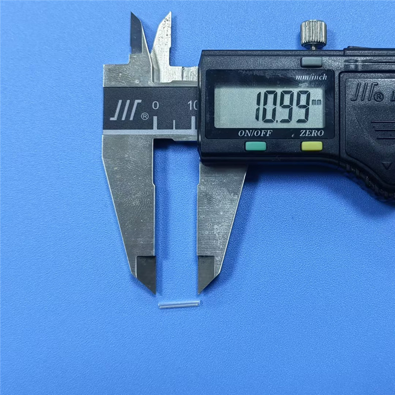 Super Micro Fiber Optic Splice Sleeve mei stielen naald yn 0.4mm Diameter 11mm Lengte