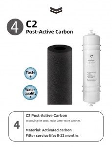 Water purifier cartridge 75G ro direkta nga pag-inom sa tubig nga dispenser