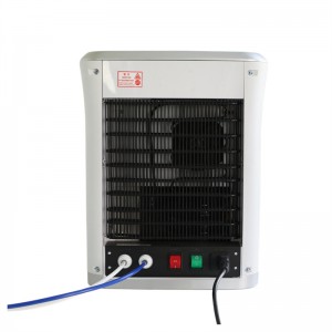 IOS Certificate Hot & Cold Compressor Cooling Tempered Glass Water Dispenser with Cabinet/Fridge Rt-166b