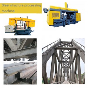 OEM/ODM Manufacturer China CNC High Speed H I Box U Metal Steel Structural Beam Drilling Machine
