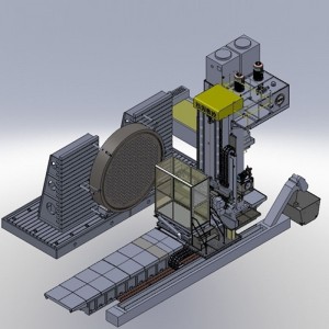 Horizontal Dual-spindle CNC Deep Hole Drilling Machine