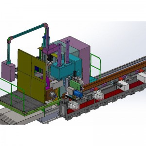 RD90A Rail Frog CNC Drilling Machine