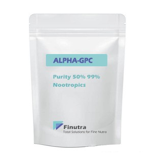 Wholesale China Dihydrate Anhydrous Quercetin Manufacturers Suppliers –  Alpha GPC L-Alpha-Glycerylphosphorylcholine China Factory Medicine Intermediates Alpha GPC 99%  – Finutra