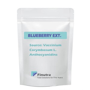 Wholesale China Horse Chesenut EXTRACT Factory Quotes –  Blueberry Extract Powder 5% 25% Anthocyanidins Polyphenols by HPLC  – Finutra
