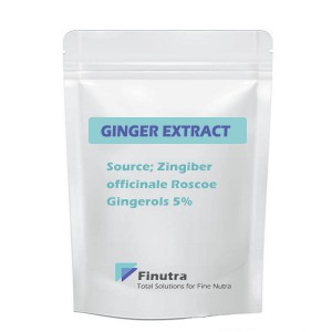 Wholesale China Kaempferol Manufacturers Suppliers –  Ginger Extract Powder Gingerols 5% Chinese Traditional Herbal Extract Water Soluble  – Finutra