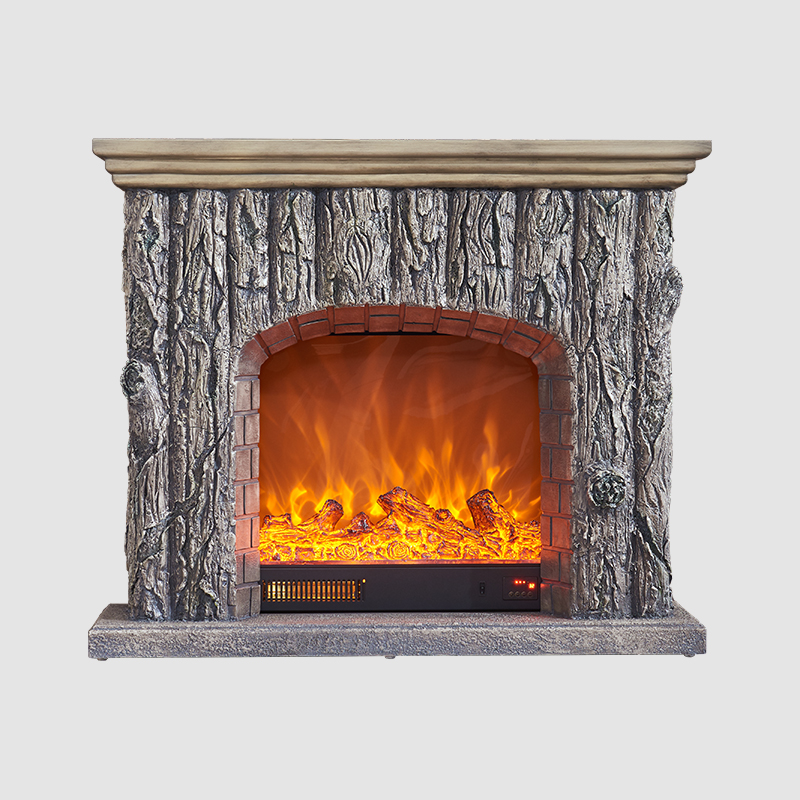 47.2″ Wooden Fireplace Surround-120x33x102cm