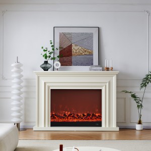 China Manufacturing Fireplace sy Fireplace Mantel misy tsipika sokitra