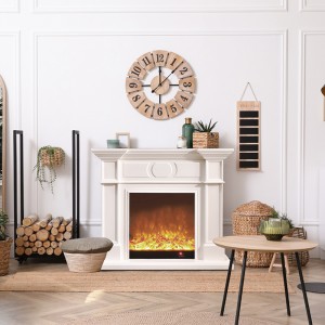 Freestanding Simple Style Wooden Pallium enim XXXII, Fireplaces
