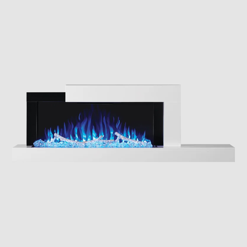 61.4″ Electric Fireplace Inserts-156x39x49cm