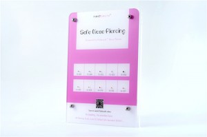 Foldsafe ® Imnieħer Piercing Kit Disposable Sterile Sigurtà Iġjene Faċilità ta 'Użu Personali Ġentili