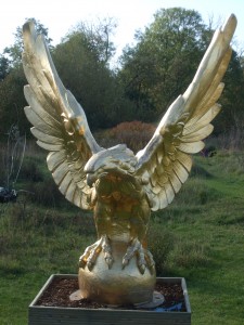 Bronze Eagle Sculpture For Garden