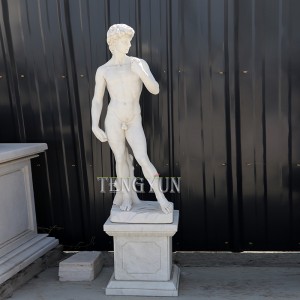 Custom Bronze David Statue Famous Greek Figure Sculpture For Sale